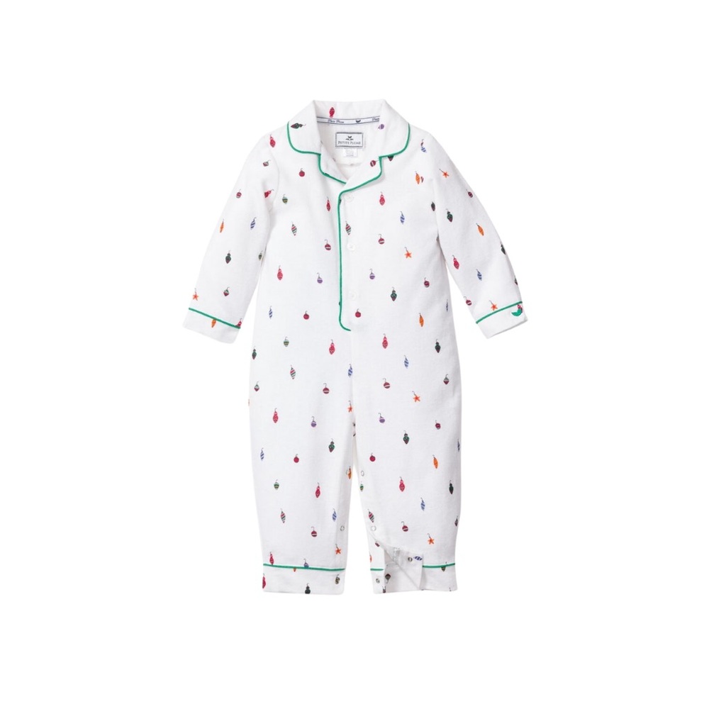 Petite Plume Christmas Romper Pajamas